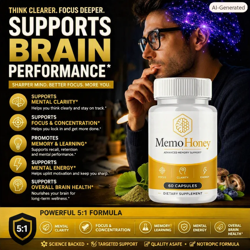 MemoHoney supports brain performance, memory and focus